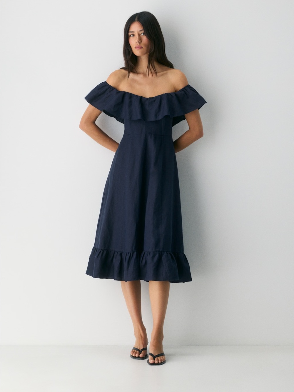 Aritzia Marmion Linen Dress Size 0 NWT